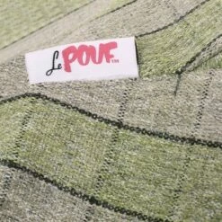 5' Hobson Modern Checkered Bean Bag - Christopher Knight Home Green -Living Room Chairs store unnamed file 10064