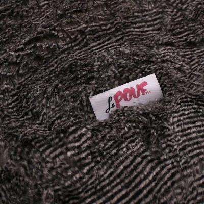 60" Greyrock Modern Glam Faux Fur Winter Bean Bag - Christopher Knight Home Snow White/beige 5 60" Greyrock Modern Glam Faux Fur Winter Bean Bag - Christopher Knight Home Snow White/beige - Image 3