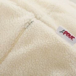 5' Newalla Modern Shearling Bean Bag - Christopher Knight Home Cream -Living Room Chairs store unnamed file 10093