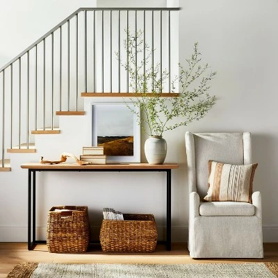 Threshold Designed W/Studio McGee River Heights Upholstered Accent Chair Cream - Threshold™ designed with Studio McGee 3 Threshold Designed W/Studio McGee River Heights Upholstered Accent Chair Cream - Threshold™ designed with Studio McGee