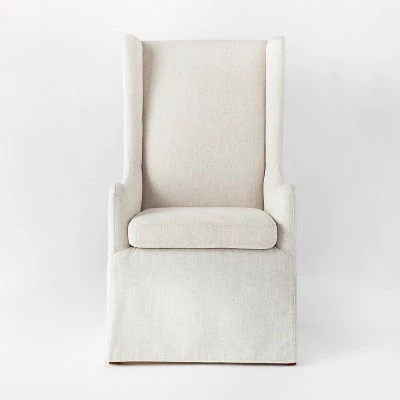 Threshold Designed W/Studio McGee River Heights Upholstered Accent Chair Cream - Threshold™ designed with Studio McGee 4 Threshold Designed W/Studio McGee River Heights Upholstered Accent Chair Cream - Threshold™ designed with Studio McGee - Image 2