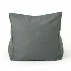 3' Henrietta Bean Bag Chair - Christopher Knight Home Dark Gray -Living Room Chairs store unnamed file 10122