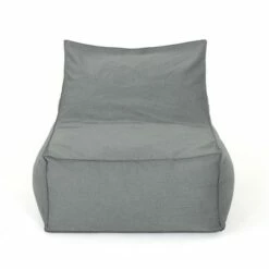 3' Henrietta Bean Bag Chair - Christopher Knight Home Dark Gray -Living Room Chairs store unnamed file 10123