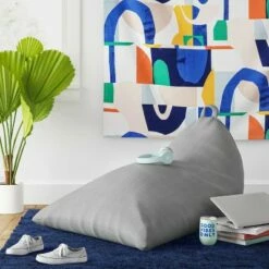 Triangle Bean Bag Chair - Room Essentials™ Sherpa