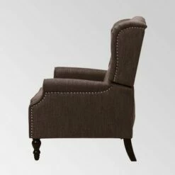 Appaloosa Oversized Wingback Push Back Recliner - Christopher Knight Home Beige -Living Room Chairs store unnamed file 10169