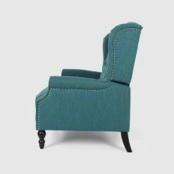 Apaloosa Oversized Wingback Press-Back Recliner Teal - Christopher Knight Home -Living Room Chairs store unnamed file 10178
