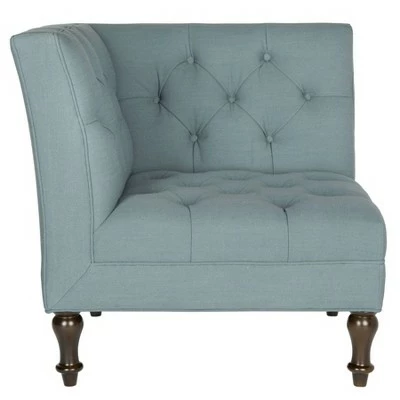 Upholstered Chair - Safavieh Sky Blue 8 Upholstered Chair - Safavieh Sky Blue - Image 7