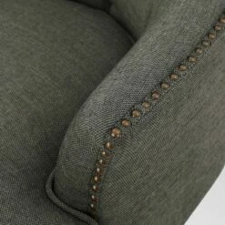 Tafton Club Chair and Ottoman - Christopher Knight Home Gray -Living Room Chairs store unnamed file 10206