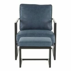 Roman Industrial Lounge Chair and Ottoman - LumiSource Black/gray 15 Roman Industrial Lounge Chair and Ottoman - LumiSource Black/gray -Living Room Chairs store unnamed file 10244