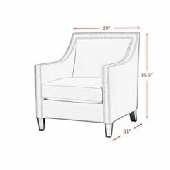 Emery Chair & Ottoman - Picket House Furnishings Blue -Living Room Chairs store unnamed file 10263