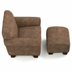 Wendy Rounded Armchair & Ottoman - Handy Living Red -Living Room Chairs store unnamed file 10292