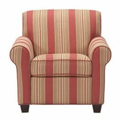 Wendy Rounded Armchair & Ottoman - Handy Living Red -Living Room Chairs store unnamed file 10298