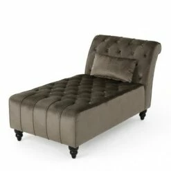 Rubie New Velvet Chaise Lounge - Christopher Knight Home Gray 13 Rubie New Velvet Chaise Lounge - Christopher Knight Home Gray -Living Room Chairs store unnamed file 10416
