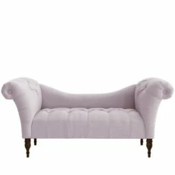 Button Tufted Chaise Settee Sofa - Threshold™ Velvet Pewter 30 Button Tufted Chaise Settee Sofa - Threshold™ Velvet Pewter -Living Room Chairs store unnamed file 10541