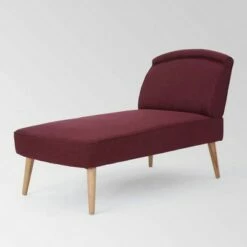 Carisia Mid Century Modern Chaise Lounge - Christopher Knight Home Wine 15 Carisia Mid Century Modern Chaise Lounge - Christopher Knight Home Wine -Living Room Chairs store unnamed file 10596