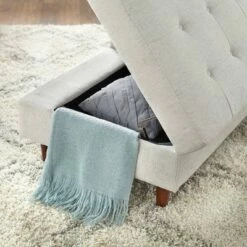 Sabrina Storage Chaise - Buylateral Gray -Living Room Chairs store unnamed file 10613