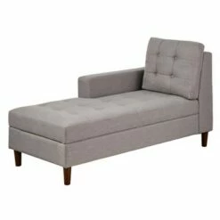 Sabrina Storage Chaise - Buylateral Gray -Living Room Chairs store unnamed file 10615