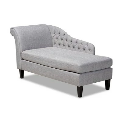 Florent Chaise - Baxton Studio Gray 12 Florent Chaise - Baxton Studio Gray - Image 10