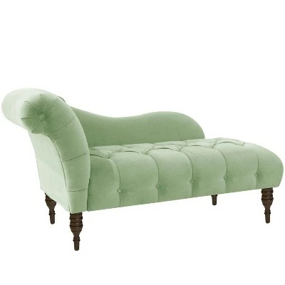 Chaise Lounge in Lulu Sage Green - Skyline Furniture 3 Chaise Lounge in Lulu Sage Green - Skyline Furniture