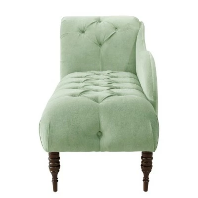 Chaise Lounge in Lulu Sage Green - Skyline Furniture 4 Chaise Lounge in Lulu Sage Green - Skyline Furniture - Image 2