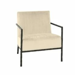 Raleigh Velvet Arm Chair - Abbyson Living Light Gray -Living Room Chairs store unnamed file 1067