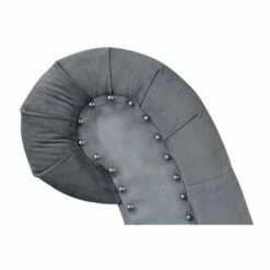 Denise Tufted Fabric Chaise Lounge Gray - Abbyson Living -Living Room Chairs store unnamed file 10683