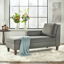 Ginger Storage Chaise - Buylateral Gray -Living Room Chairs store unnamed file 10688