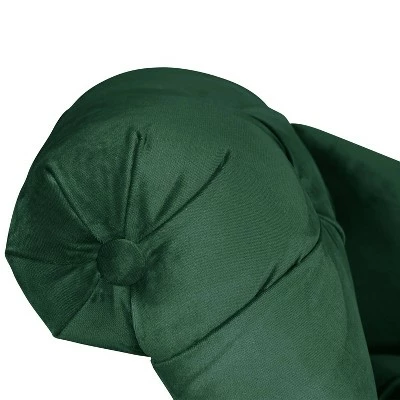 Tufted Chaise Lounge - Skyline Furniture Mystere Jade 4 Tufted Chaise Lounge - Skyline Furniture Mystere Jade - Image 2