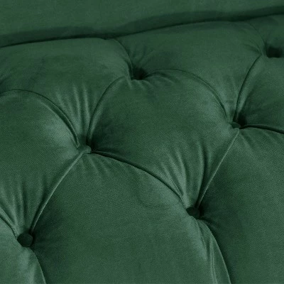 Tufted Chaise Lounge - Skyline Furniture Mystere Jade 5 Tufted Chaise Lounge - Skyline Furniture Mystere Jade - Image 3