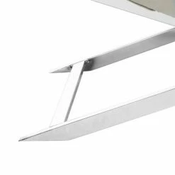 Monroe Chaise with Round Pillow - Gray - Safavieh -Living Room Chairs store unnamed file 10780