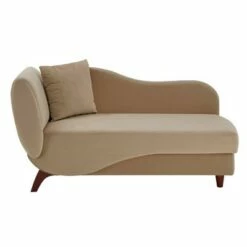 Gracie Two Toned Dark and Light Functional Chaise with 1 Pillow - Inspire Q Beige -Living Room Chairs store unnamed file 10819