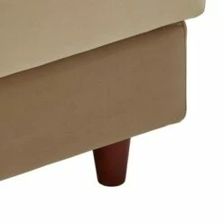 Gracie Two Toned Dark and Light Functional Chaise with 1 Pillow - Inspire Q Beige -Living Room Chairs store unnamed file 10826