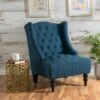 Toddman High Back Club Chair - Christopher Knight Home Dark Charcoal