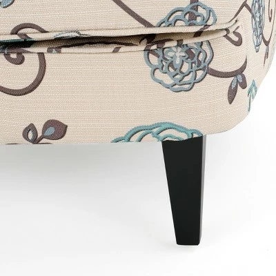 Tafton Floral Club Accent Chair - Christopher Knight Home 5 Tafton Floral Club Accent Chair - Christopher Knight Home - Image 3