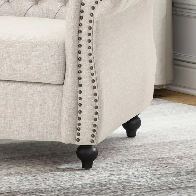 Westminster Chesterfield Club Chair - Christopher Knight Home Blackberry 5 Westminster Chesterfield Club Chair - Christopher Knight Home Blackberry - Image 3