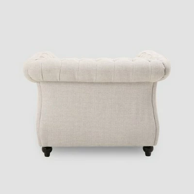 Westminster Chesterfield Club Chair - Christopher Knight Home Blackberry 6 Westminster Chesterfield Club Chair - Christopher Knight Home Blackberry - Image 4