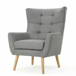 Tamsin Mid-Century Club Chair - Christopher Knight Home Wheat -Living Room Chairs store unnamed file 10884