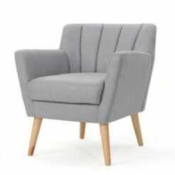 Merel Mid-Century Club Chair - Christopher Knight Home Gray -Living Room Chairs store unnamed file 10896