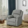 Mozelle Classic Gliding Recliner - Christopher Knight Home Gray Fabric -Living Room Chairs store unnamed file 1092