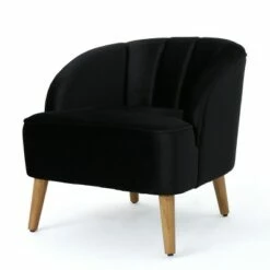 Amaia Modern New Velvet Club Chair - Christopher Knight Home Black 13 Amaia Modern New Velvet Club Chair - Christopher Knight Home Black -Living Room Chairs store unnamed file 10952