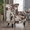 Arabella New Velvet Club Chair - Milk Cow - Christopher Knight Home -Living Room Chairs store unnamed file 10970