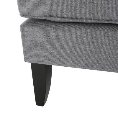 Tilla Club Chair - Christopher Knight Home Gray 5 Tilla Club Chair - Christopher Knight Home Gray - Image 3