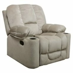 Gannon Glider Recliner Club Chair - Christopher Knight Home Latte -Living Room Chairs store unnamed file 11006