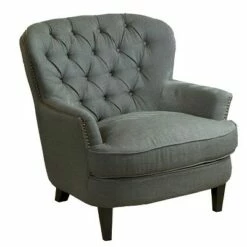 Tafton Tufted Club Chair - Christopher Knight Home Navy -Living Room Chairs store unnamed file 11033