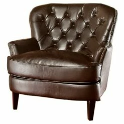 Tafton Tufted Club Chair - Christopher Knight Home Navy -Living Room Chairs store unnamed file 11034