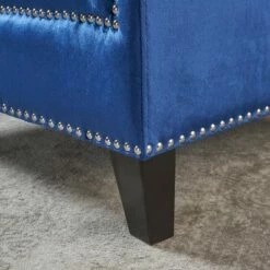 Jaclyn New Velvet Tufted Club Chair - Navy - Christopher Knight Home -Living Room Chairs store unnamed file 11044