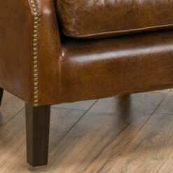 Njord Vintage Leather Club Chair - Light Brown - Christopher Knight Home 7 Njord Vintage Leather Club Chair - Light Brown - Christopher Knight Home -Living Room Chairs store unnamed file 11047