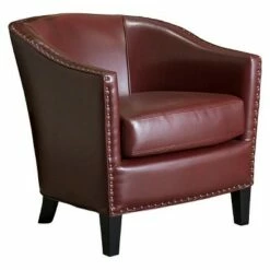 Austin Club Chair - Christopher Knight Home Red -Living Room Chairs store unnamed file 11071
