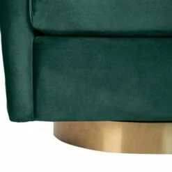 Clara Quilted Swivel Tub Chair Emerald - Safavieh -Living Room Chairs store unnamed file 11091