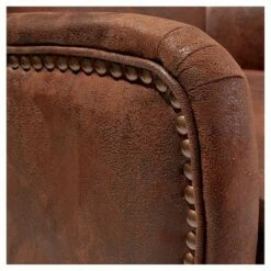 Living Room Chairs store 17 Lorenzo Studded Club Chair Brown - Christopher Knight Home